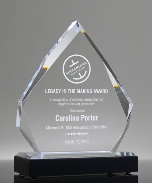 Picture of Diamond Impress Silver Acrylic Award