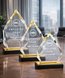 Picture of Diamond Impress Gold Acrylic Award