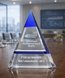 Picture of Albright Blue Crystal Pyramid Award
