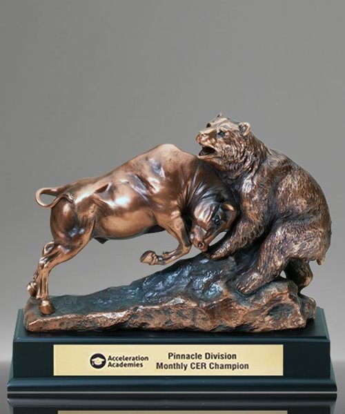 Picture of Classic Bull and Bear Sculpture Award