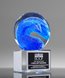 Picture of Ocean Wave Globe Trophy - Clear Base