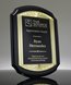 Picture of Black Piano Plaque Frame - Gold Sunburst  Casting