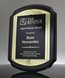 Picture of Black Piano Plaque Frame - Gold Sunburst  Casting
