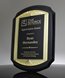 Picture of Black Piano Plaque Frame - Gold Sunburst  Casting