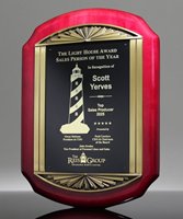 Picture of Americana Rosewood Plaque Frame - Antique Bronze