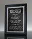 Picture of Tuxedo Glass Plaque - Silver Engraving