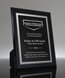 Picture of Tuxedo Glass Plaque - Silver Engraving