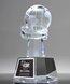 Picture of Globe In Hand Crystal Award
