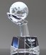 Picture of Globe In Hand Crystal Award