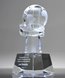 Picture of Globe In Hand Crystal Award