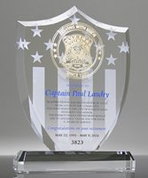 Picture of Distinguished Legacy Crystal Shield Award