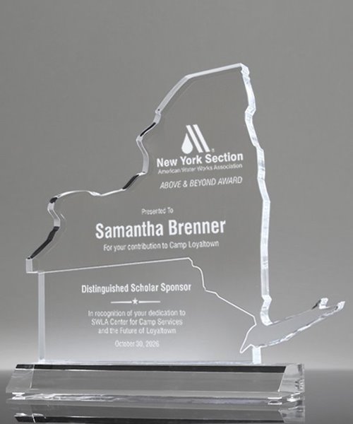 Picture of Signature State of New York Acrylic Award