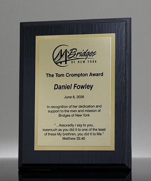 Picture of Black Ash Award Plaque
