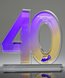 Picture of Number 40 Acrylic Award