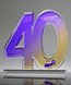Picture of Number 40 Acrylic Award