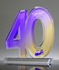 Picture of Number 40 Acrylic Award