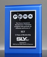 Picture of Blue Acrylic Award Plaque