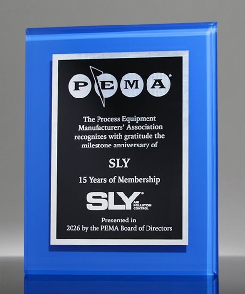 Picture of Blue Acrylic Award Plaque