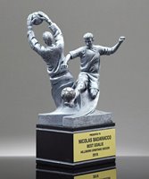 Picture of Dual-Action Male Soccer Trophy - Large