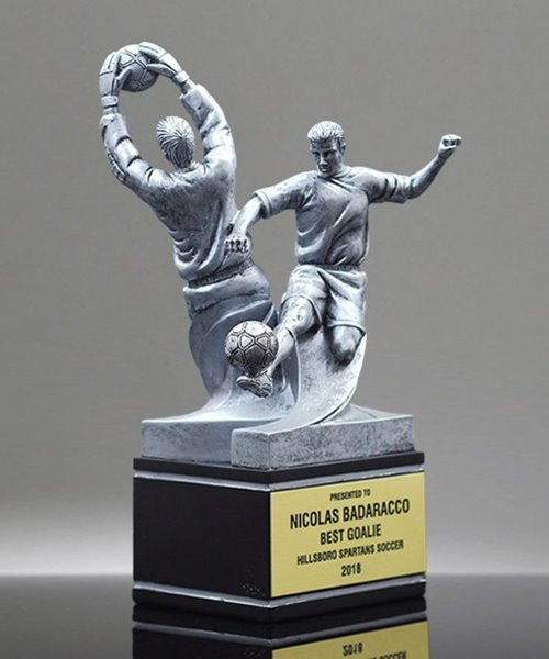 Picture of Dual-Action Male Soccer Trophy - Large