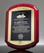 Picture of Rosewood Plaque Frame - Gold Sunburst  Casting