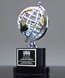 Picture of Chroma Silver & Gold Metal Globe Award
