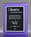 Picture of Purple Acrylic Award Plaque