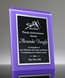 Picture of Purple Acrylic Award Plaque