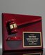 Picture of Rosewood Gavel Plaque with Sound Block