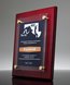 Picture of Rosewood Piano Finish Floating Glass Plaque