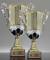 Picture of Stratos Two-Tone Metal Trophy Cup