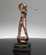 Picture of Copper Golfer Trophy Sculpture