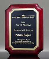 Picture of Acclaim Scalloped Award Plaque