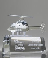 Picture of Crystal Helicopter Trophy