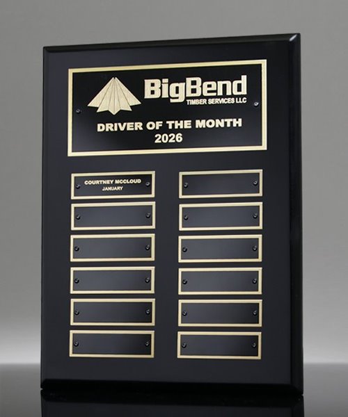 Picture of Legacy Recognition Plaque - Piano Black