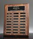 Picture of Employee Awards Walnut Plaque