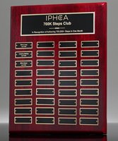 Picture of Monthly Recognition Piano-Finish Rosewood Plaque
