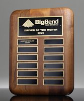 Picture of Legacy Recognition Plaque - Radius Walnut