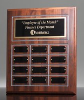 Picture of Classic Cherry Finish Employee Perpetual Plaque