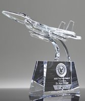 Picture of Crystal Jet Fighter Trophy