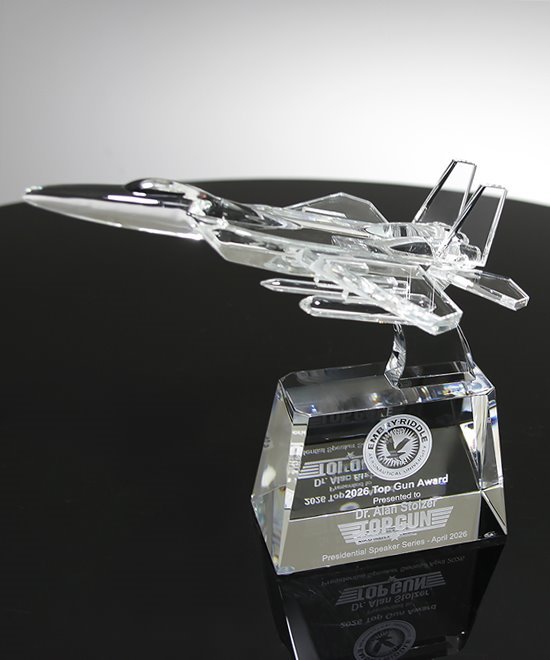 Crystal Jet Trophy | Top Gun Jet Award | Edco Awards