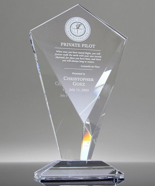 Picture of Aviation Honors Crystal