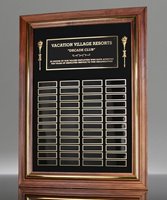 Picture of American Walnut Frame Perpetual Plaque