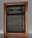 Picture of American Walnut Frame Perpetual Plaque