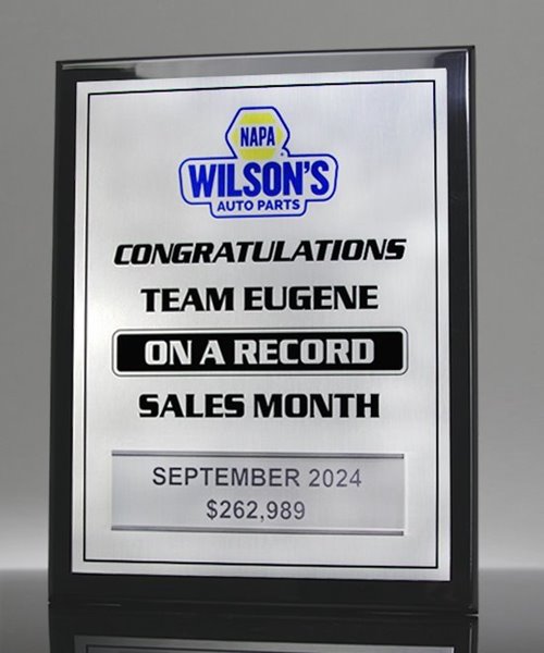 Picture of Record Breaker Achievement Plaque