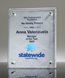 Picture of Crystal Intrigue Plaque - Silver Full Color