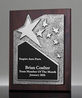 Picture of Recognition Star Silver Walnut Plaque