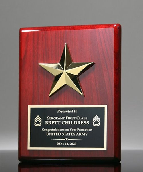 Picture of Officer Recognition Award Plaque