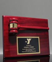 Picture of Rosewood Gavel Plaque