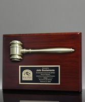 Picture of Hawthorne Walnut Gavel Plaque